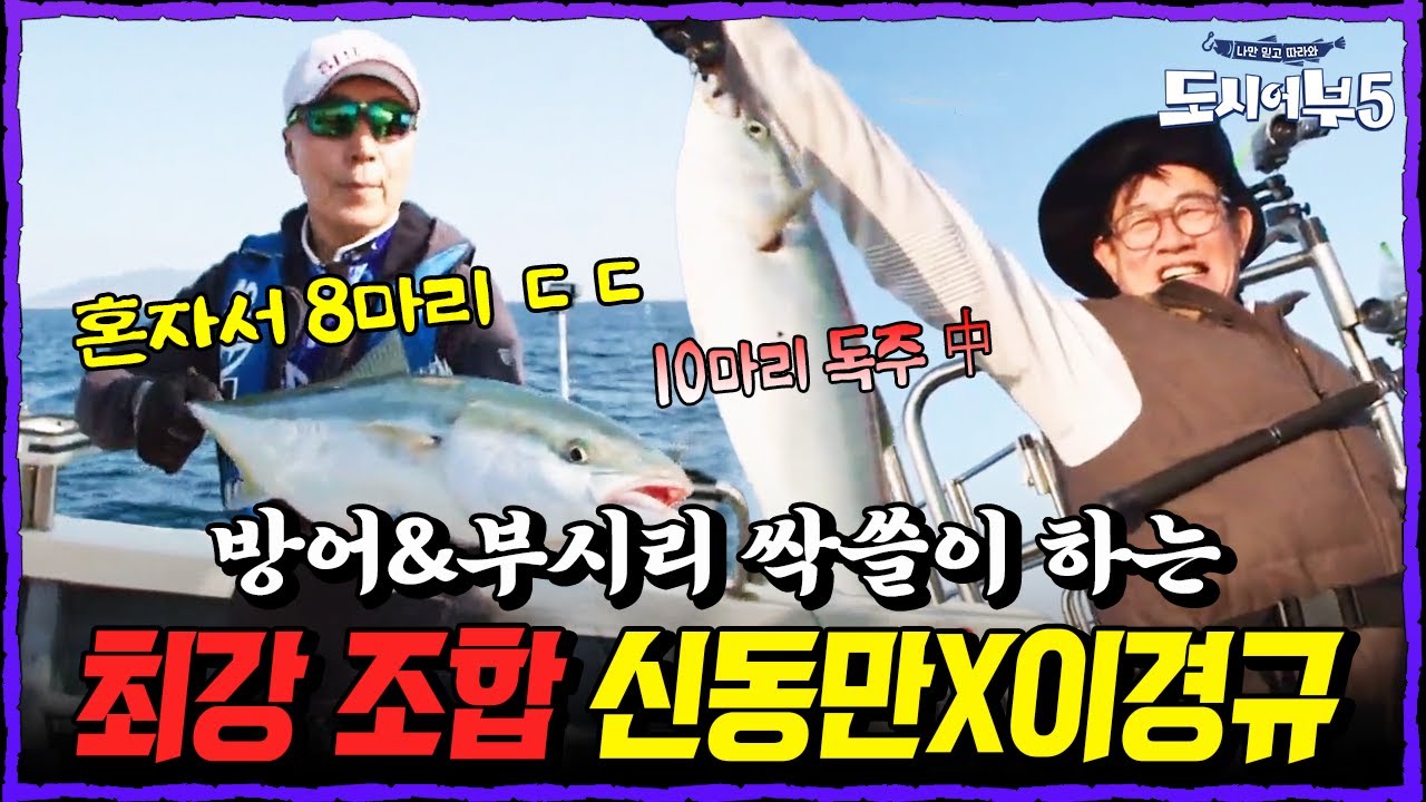 신동만 프로의 8마리 폭격💥 이경규는 편안히 1등으로 직행?! 방어·부시리 쓸어 담는 최강 조합 | 도시어부5 13회
