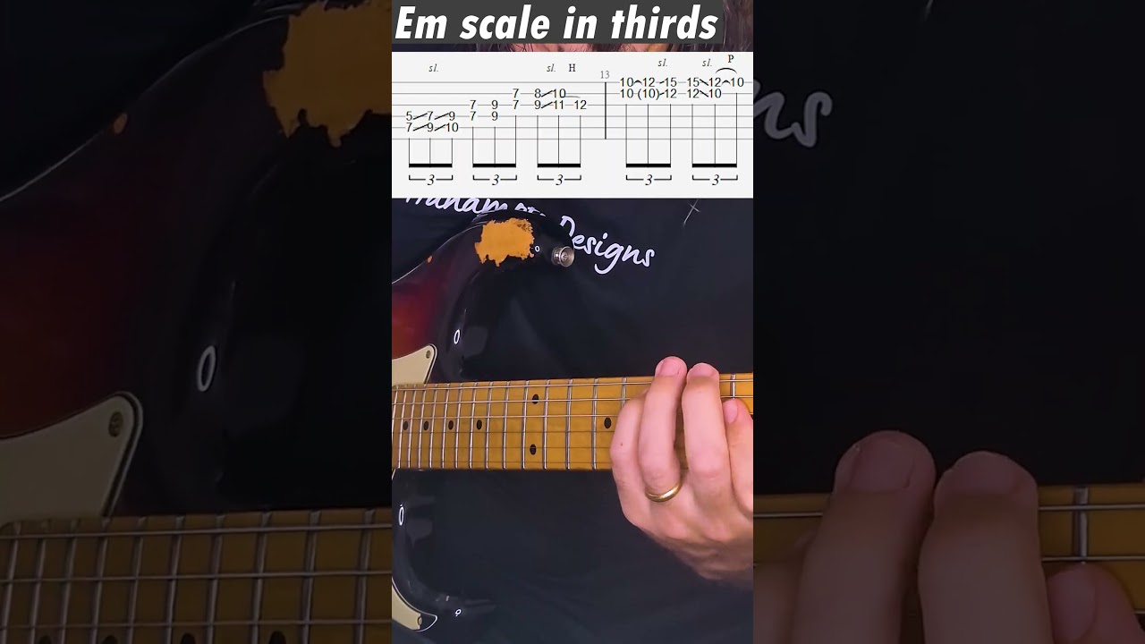 Mateus Asato guitar lick using double stops