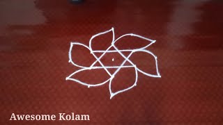 Thai Madham Kolam Star Muggulu With 53 Dots Awesome Kolam Easy Bird Rangoli Daily Kolam