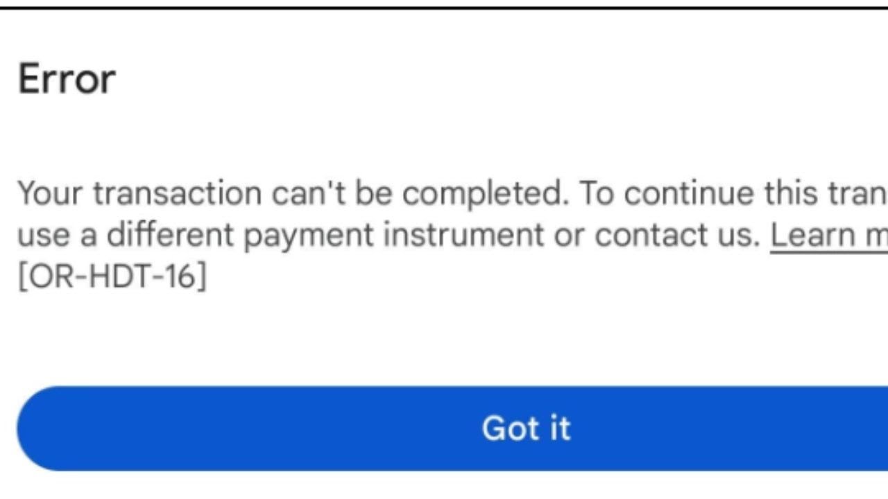 How To Fix Google Play Error Code OR HDT 16 YouTube how-to-fix-google-play-error-code-or-hdt-16-youtube