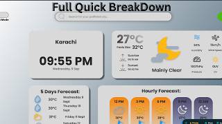 Weather Dashboard | JavaScript, API & Responsive Design — Full Project Quick Breakdown