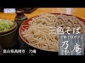 【グルメ】十割蕎麦の名店でいただく三色そば　富山県高岡市　乃庵　#グルメ　#富山グルメ
