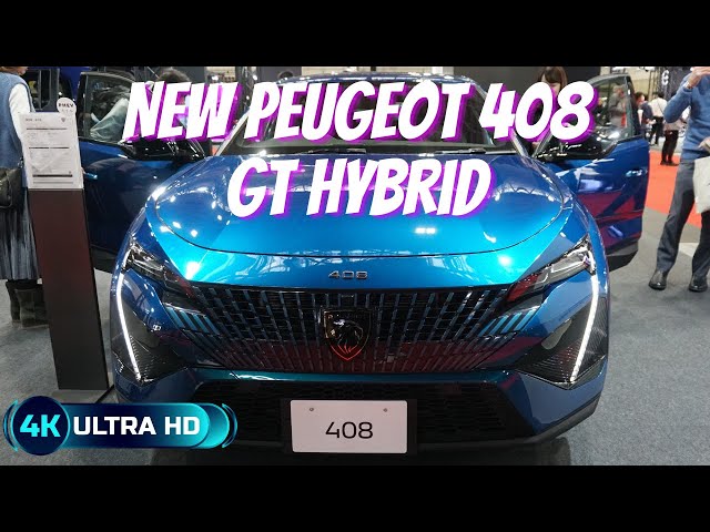 NEW 2024 PEUGEOT 408 GT HYBRID Blue - New Peugeot 408 GT Hybrid 2024 - 新型プジョー408 GT ハイブリッド2024年モデル class=