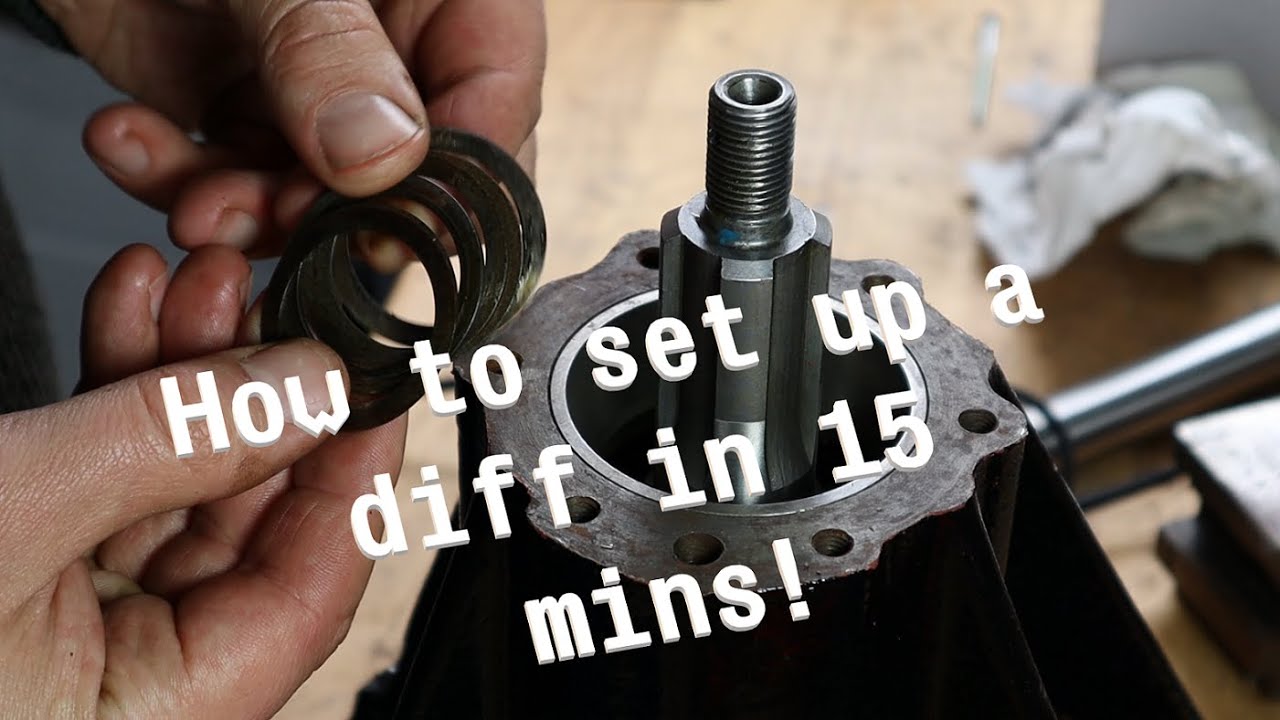 Как заменить подшипники ведущей шестерни дифференциала на Land Rover Series 2 менее чем за 15 минут!