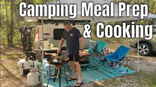 Camping Meal Prep and Cooking on the FireDisc