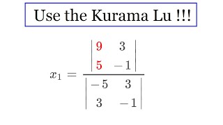 Why Cramer Rule Works