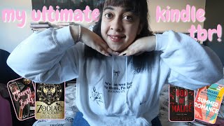 my ULTIMATE kindle tbr of 2025!