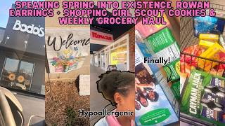 VLOG| Ready For Spring, Rowan Earrings, Shopping, Finally Got Them + Weekly Grocery Haul