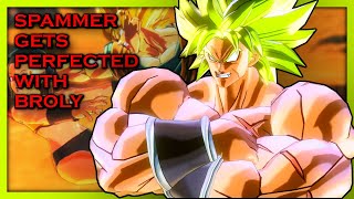God Fist Spammer Gets Perfected With Broly and Rage Quits | Dragon Ball Xenoverse 2 screenshot 4