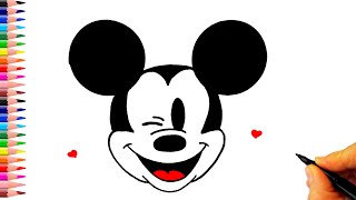Mickey Mouse Çizimi - Kolay Çizimler - Mickey Mouse Nasıl Çizilir?