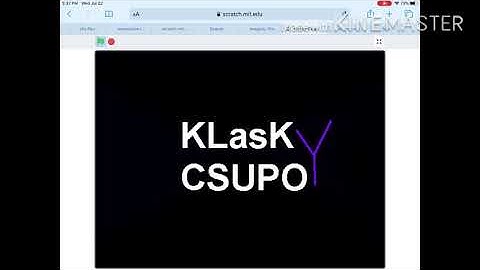 Klasky Csupo robot logo on scratch