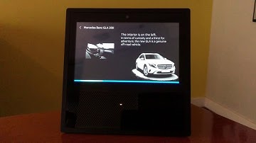 Amazon Echo Show Demo: Integration to Mercedes Benz API