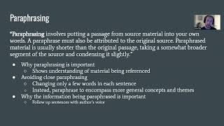 APA Formatting - Integrating Sources