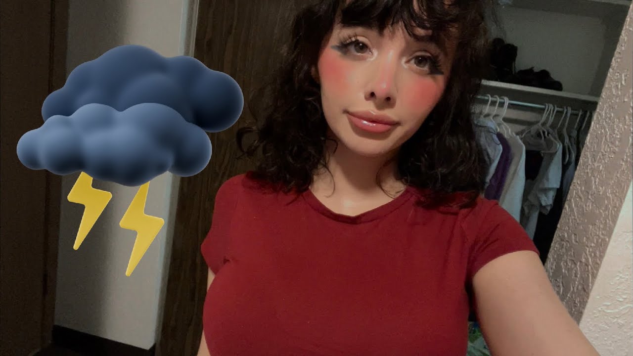 ASMR | Rambling During Heavy Thunderstorm ⛈️⛈️(Deep Sleep)