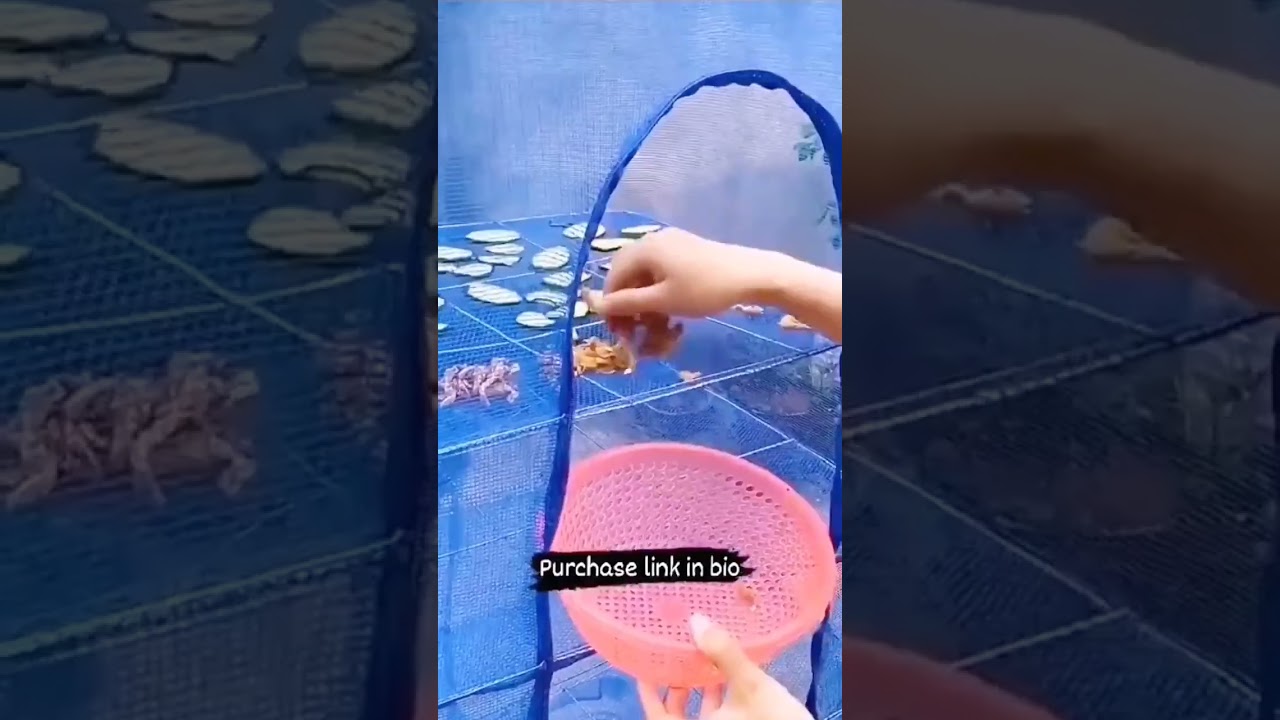 6 Layers Tray Hanging Drying Net, Food Dehydrator - Natural Way to Dry Food as Fruits, Vegetables