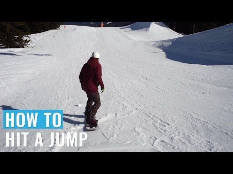 How To Hit eines Sprung auf einem Snowboard