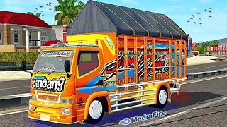 MOD BUSSID TERBARU!!!TRUCK CANTER REBECCA PINDANG!!.