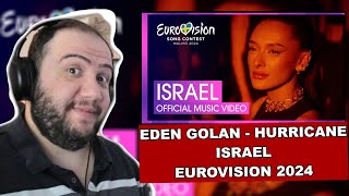 Eden Golan - Hurricane | Israel 🇮🇱 | Official Music Video | Eurovision 2024 - TEACHER PAUL REACTS