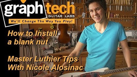 How to Properly Install a Blank Nut on your Guitar