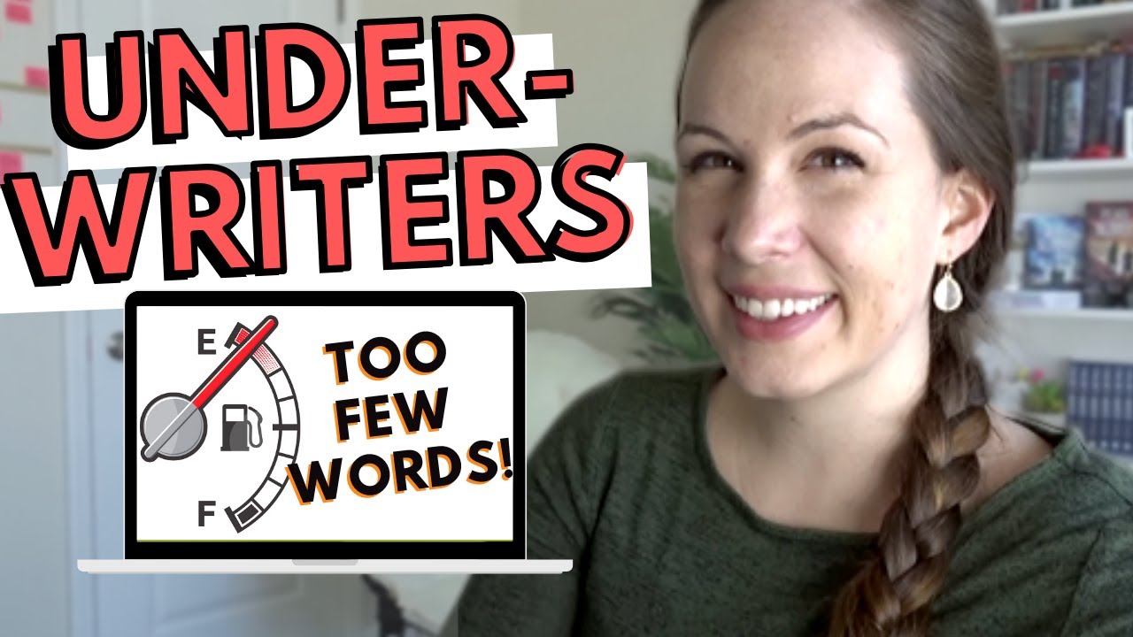 How to fix UNDERWRITING | Novel Editing | Write It Badly Make It Better ...
