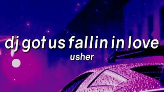 USHER - DJ Got Us Fallin In Love (Lyrics)
