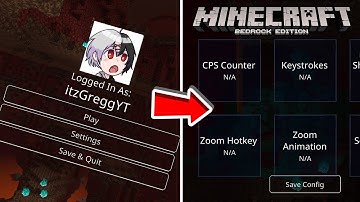 Fate Client V3 is OUT! (CPS Counter, Keystrokes etc.) (Minecraft Bedrock)