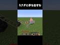 うさぎに手を出すな #minecraft #shorts #マイクラ