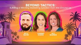 Beyond Tactics: Building a Winning Marketing Function from the Ground Up