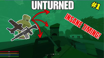 INSANE Airdrop Timing During Mega Zombie Fight! - Unturned Rags to Riches S1E1
