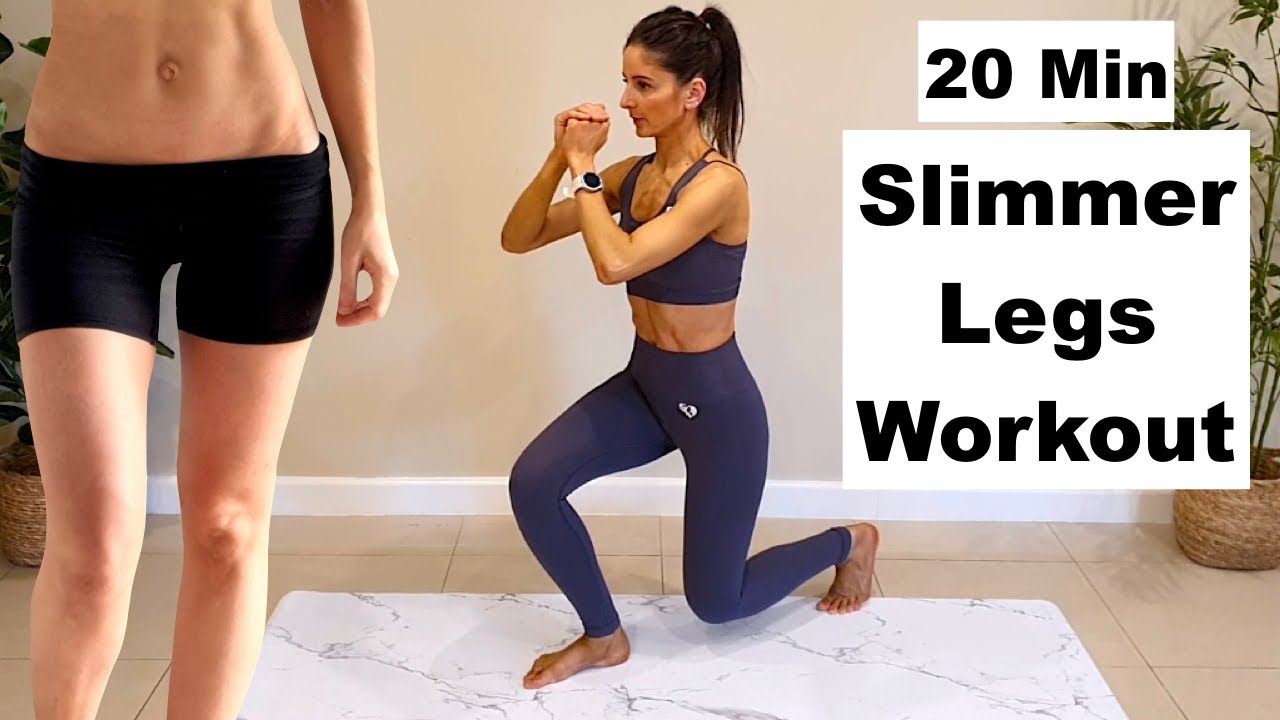 20 Min Slimmer Legs Workout | No equipment - YouTube