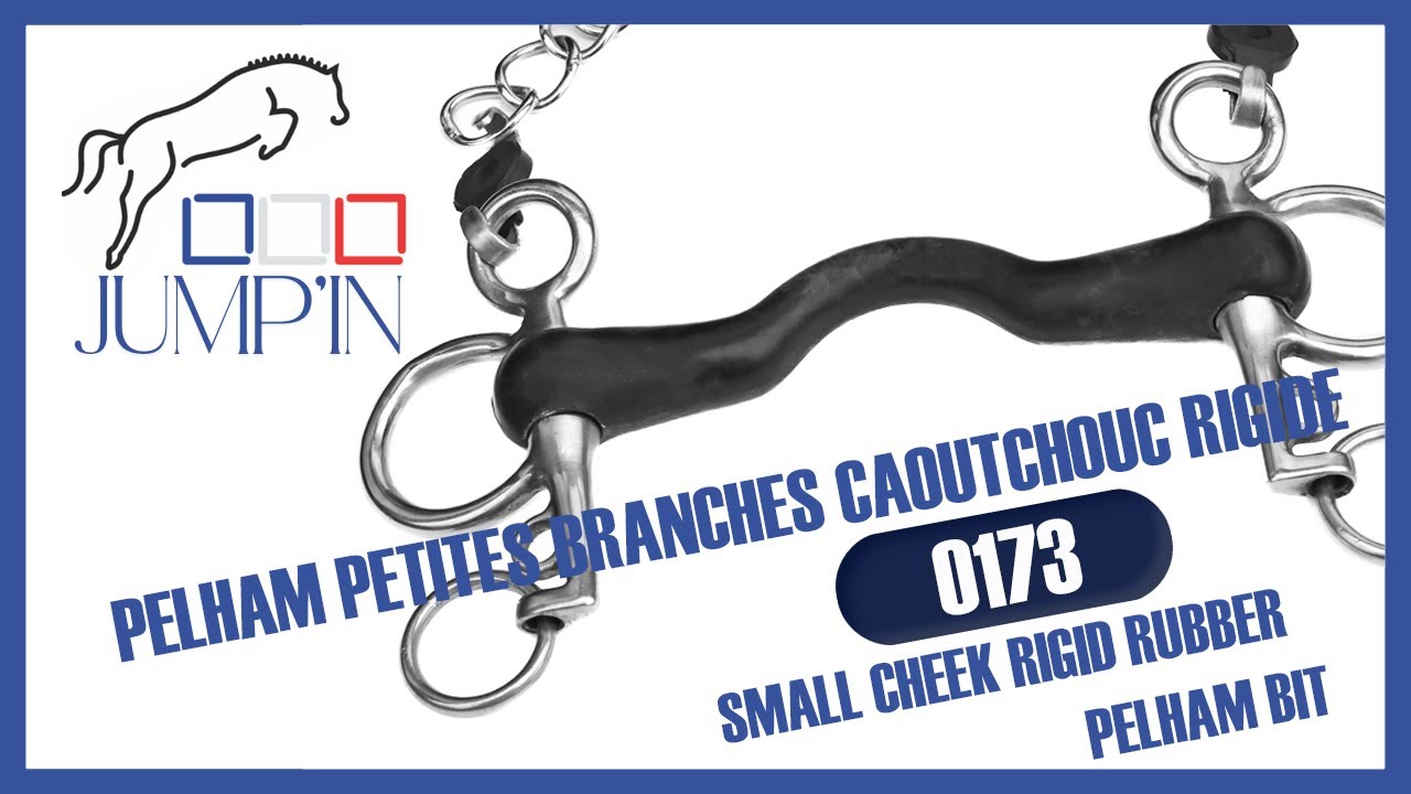 Pelham inox complet caoutchouc rigide