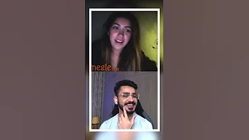 When an INDIAN girl flirts with a guy on OMEGLE! #shorts #trending