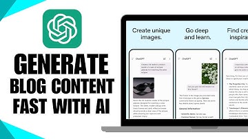 How to Generate Blog Content Fast Using AI Tools | Write High-Quality Articles in Minutes Today