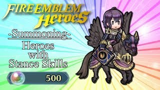 500 ORBS FOR MORGAN! - FEH Summoning Stance Skill Banner