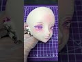 ドールに目を付けていくよ。#bjd #bjdmakeup #bjddoll #doll #dollmakeup #dolls #ddh