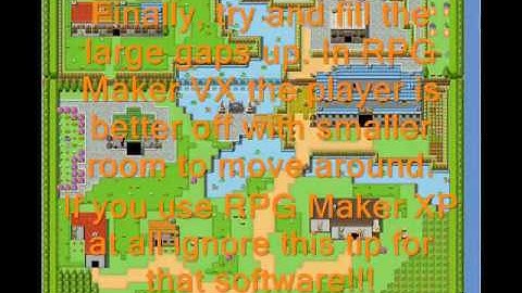 RPG Maker VX - Green Mazy Town Mapping Tutorial