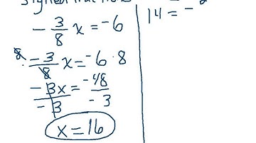 multiplicative property of equality with signed fractions