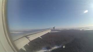 Взлёт и посадка Airbus A320 S7, Абакан - Москва (Домодедово)