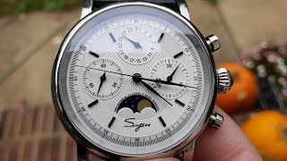 Sugess moonphase chronograph ST1908: viewer request to show details of setting subdials