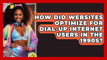 How Did Websites Optimize for Dial-Up Internet Users in the 1990s? | I