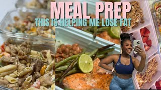 MEAL PREP FOR WEIGHT LOSS!  High protein to lose fat and build muscle!