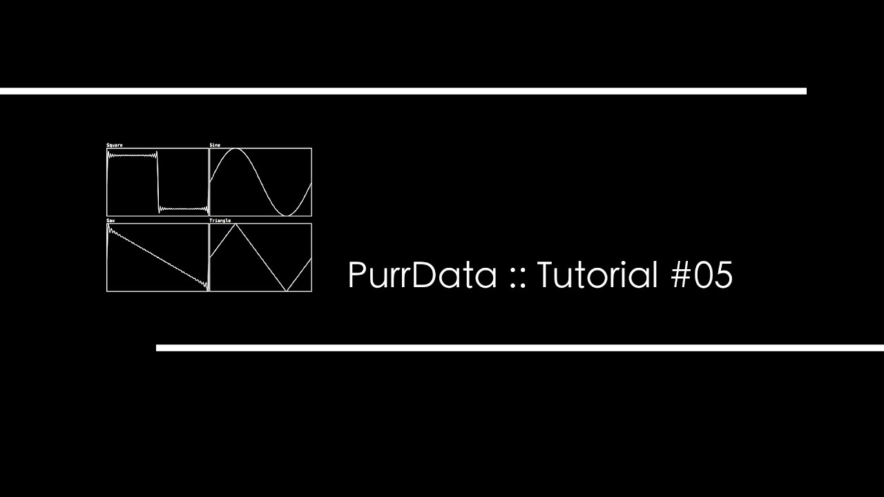 Purr Data - Tutorial 05 - ITA - Filtri