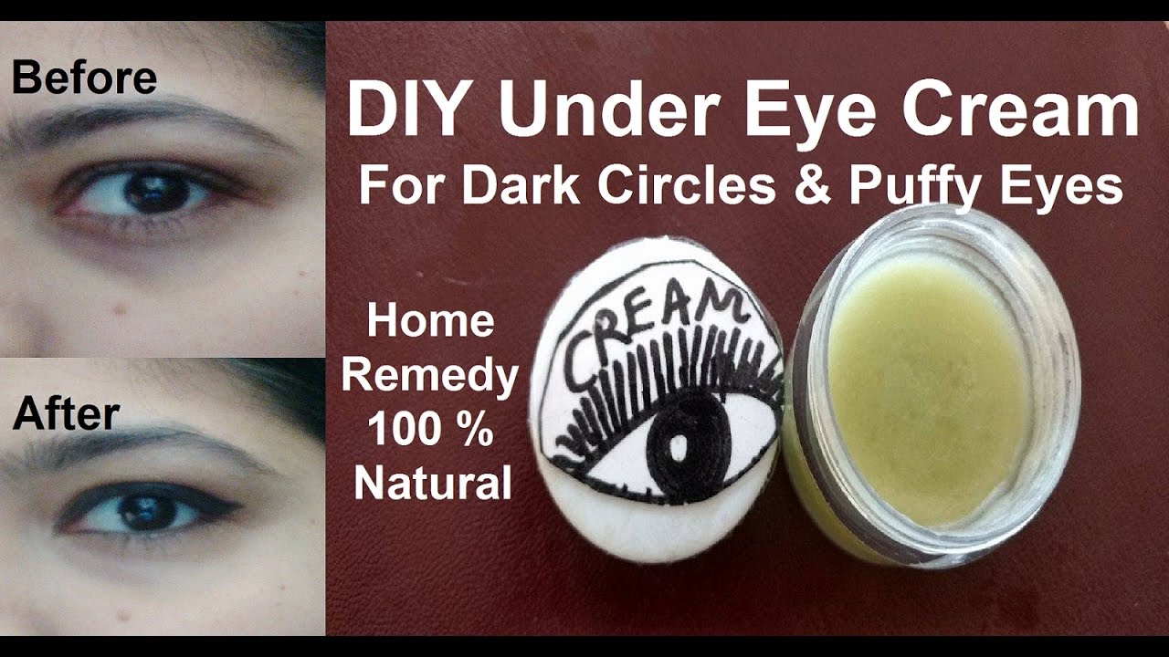 under eye cream at home