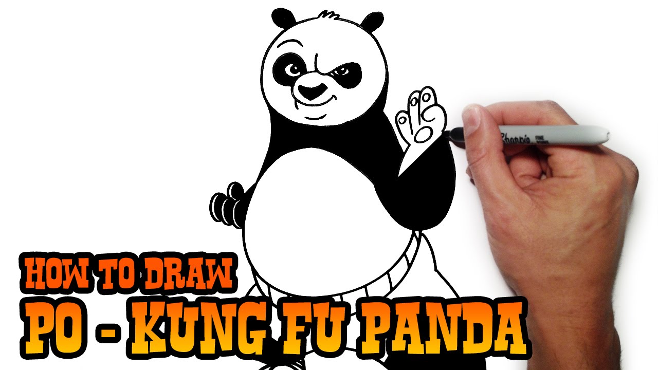 Kung Fu Panda Po Drawing