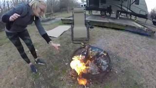 PG-13 Full Frontal Warning!!  Campfire Cooking. by The Weekend Camper Couple 405 views 6 years ago 3 minutes, 54 seconds