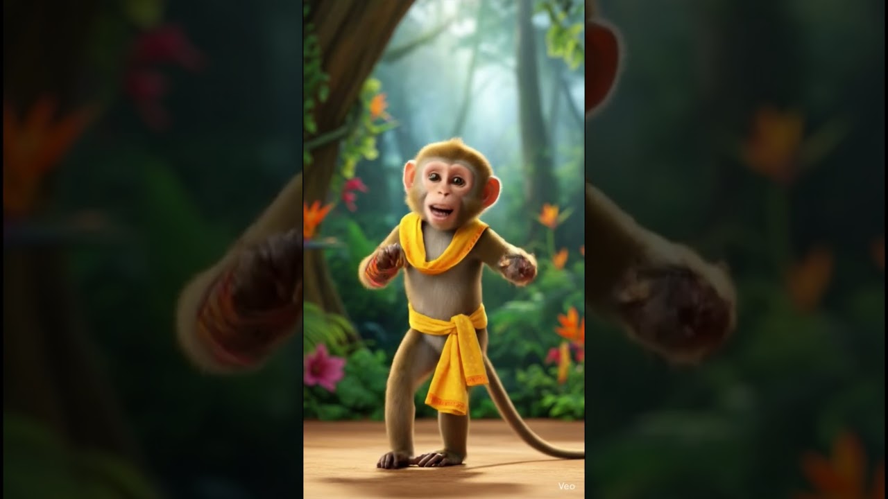 🐒🥁 Bandar Ki Dholak Par Bandariya Ka Zabardast Dance