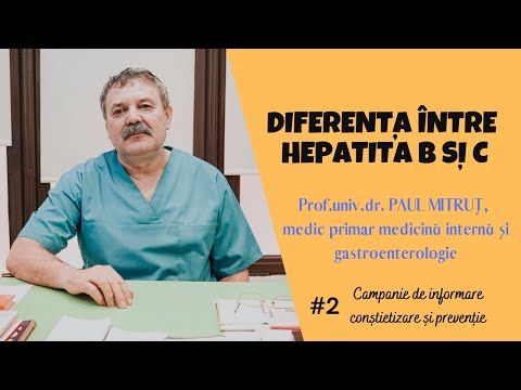 DIFERENȚA ÎNTRE HEPATITA B ȘI C - Prof.univ.dr. Paul Mitruț