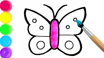 Como é definida a cor da borboleta?