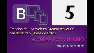 Cap 05 - Creación de una web en DreamWeaver CC con Bootstrap y Base de Datos