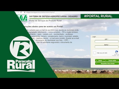 Portal de Serviços do Produtor Rural supera marca de 100 mil cadastros